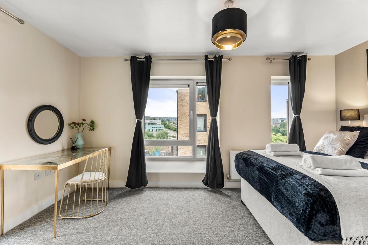 Ferienwohnung Sleek And Stylish 2 Bed With Garden And Parking Sheffield Exterior foto